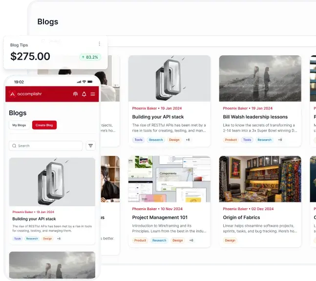 Expert blogging on Accomplishr
