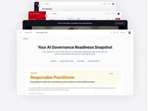 AI governance assessment result preview