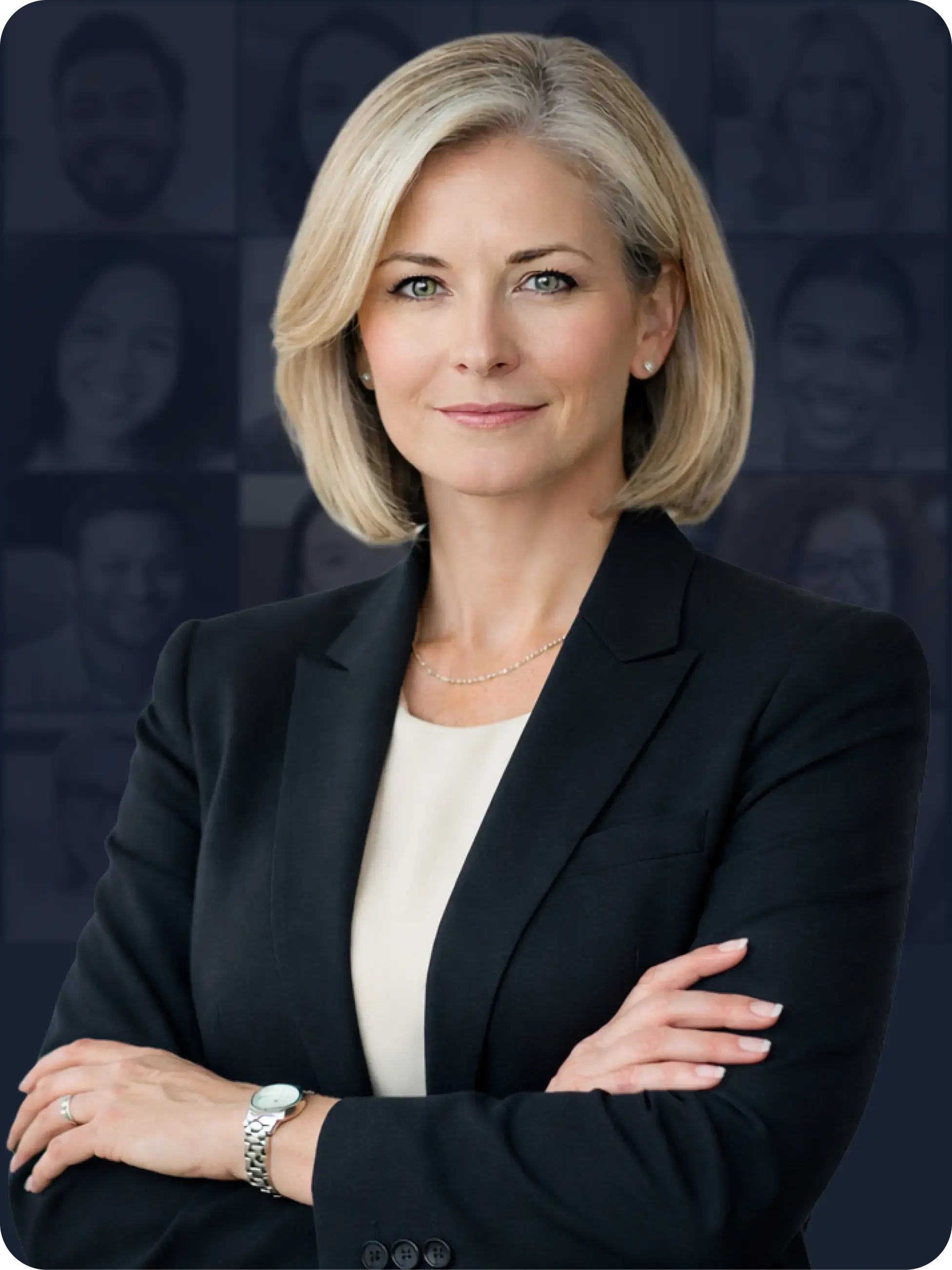 Professional leader with confidence and clarity